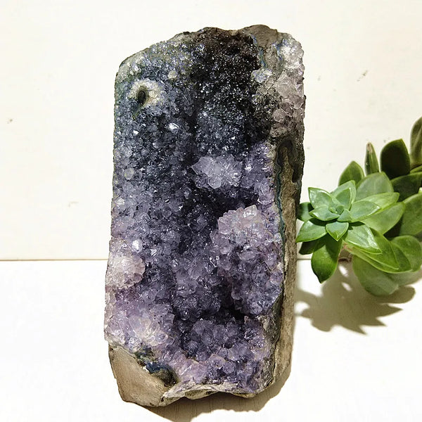 Purple Amethyst Geode Cluster-ToShay.org