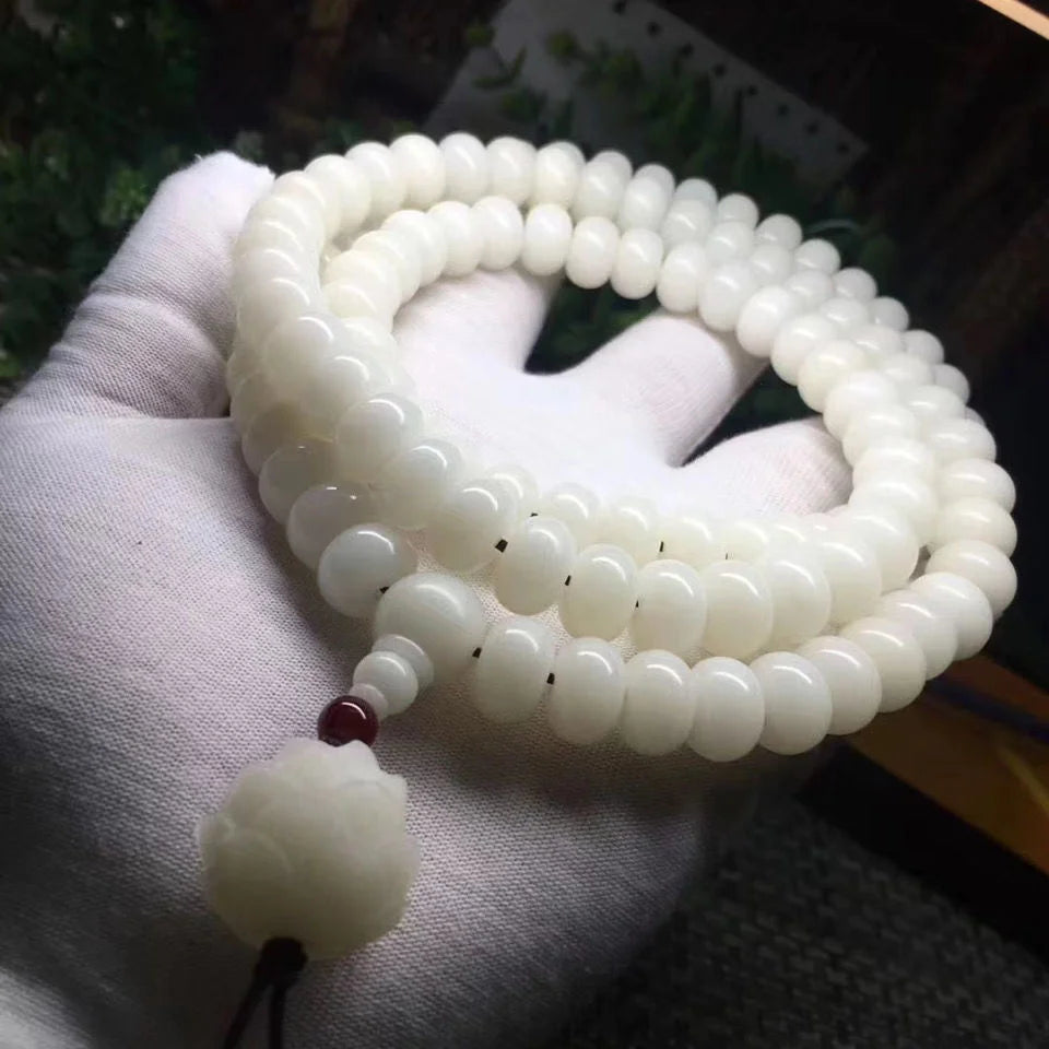 White Jade Bodhi Root-ToShay.org