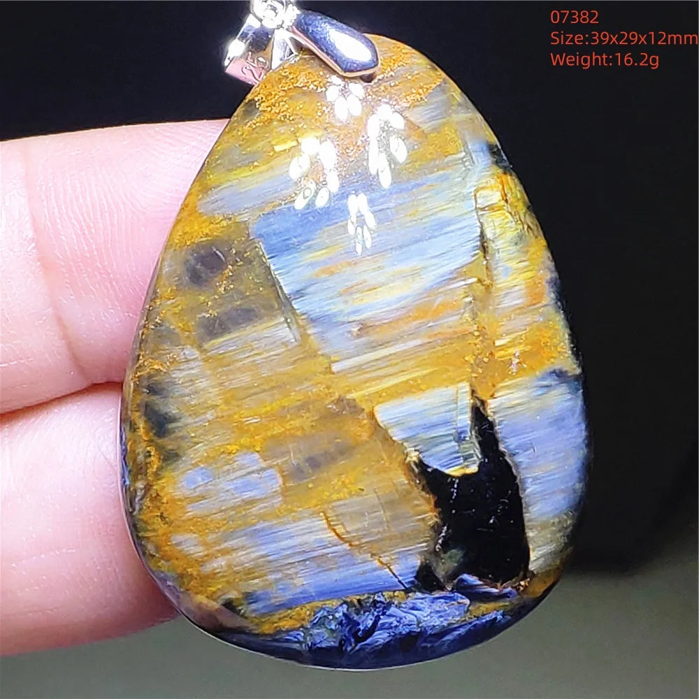 Blue Pietersite Pendant-ToShay.org
