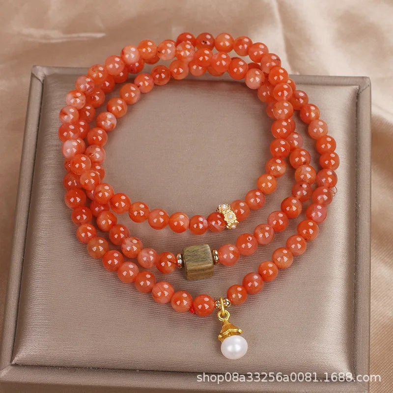 Red Ice Agate Bracelet-ToShay.org