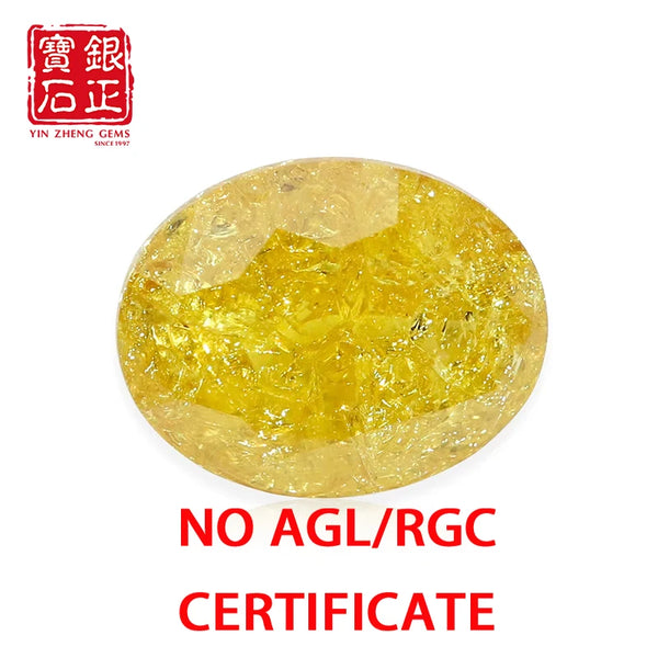 Yellow Crushed Ice Sapphire-ToShay.org