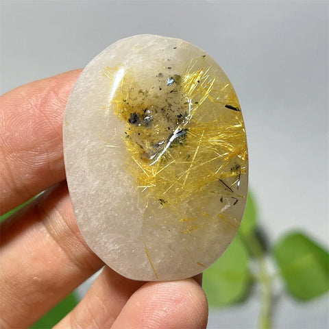 Gold Hair Rutile Quartz-ToShay.org