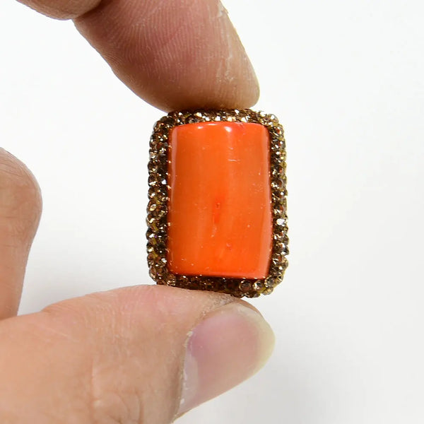 Orange Coral Beads-ToShay.org