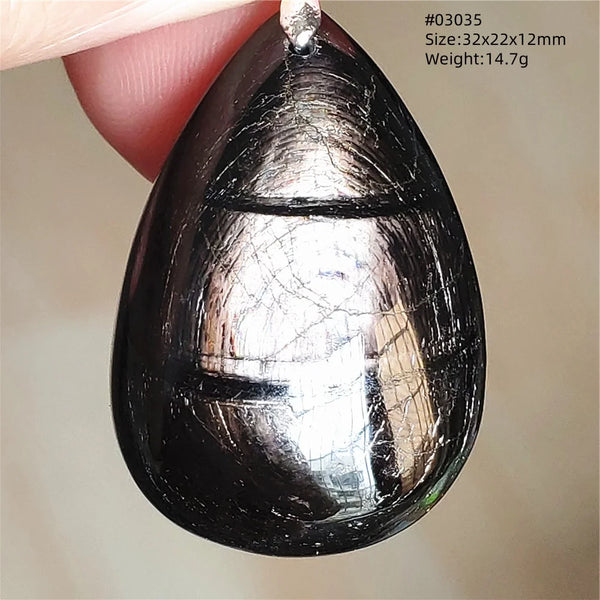 Black Hypersthene Pendant-ToShay.org