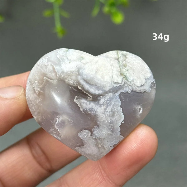 Black Cherry Agate Heart-ToShay.org