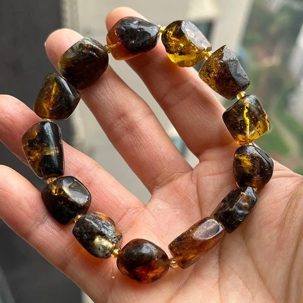 Yellow Amber Bracelet-ToShay.org