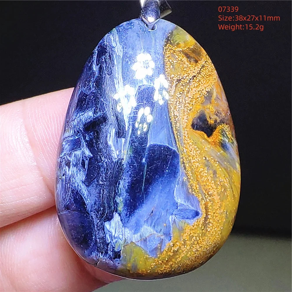 Blue Pietersite Pendant-ToShay.org