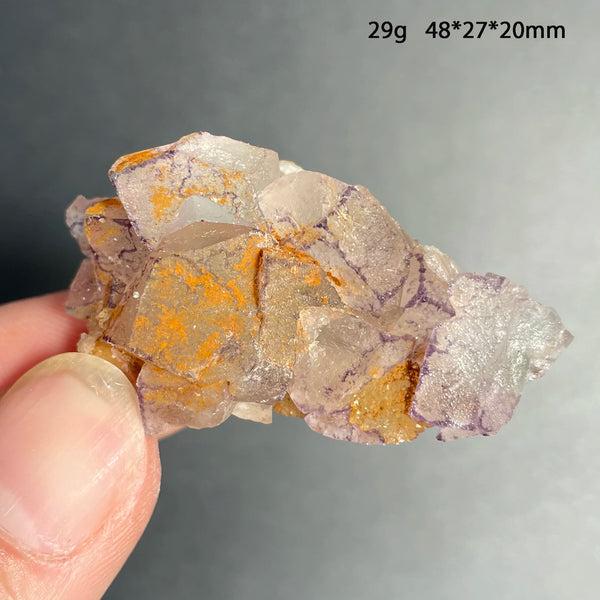 Purple Amethyst Fluorite Crystal-ToShay.org