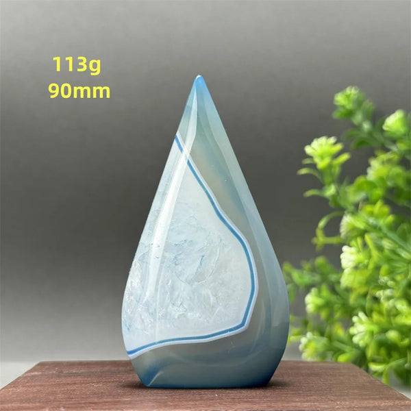 Blue Agate Torch-ToShay.org