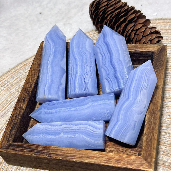 Blue Lace Agate Point-ToShay.org