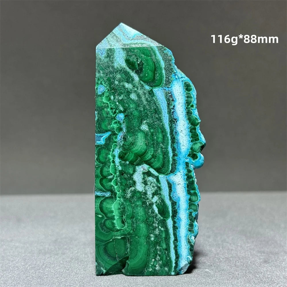 Blue Chrysocolla Tower-ToShay.org