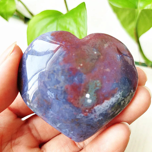 Green Moss Agate Heart-ToShay.org