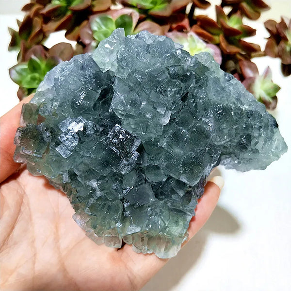 Blue Fluorite Crystal-ToShay.org
