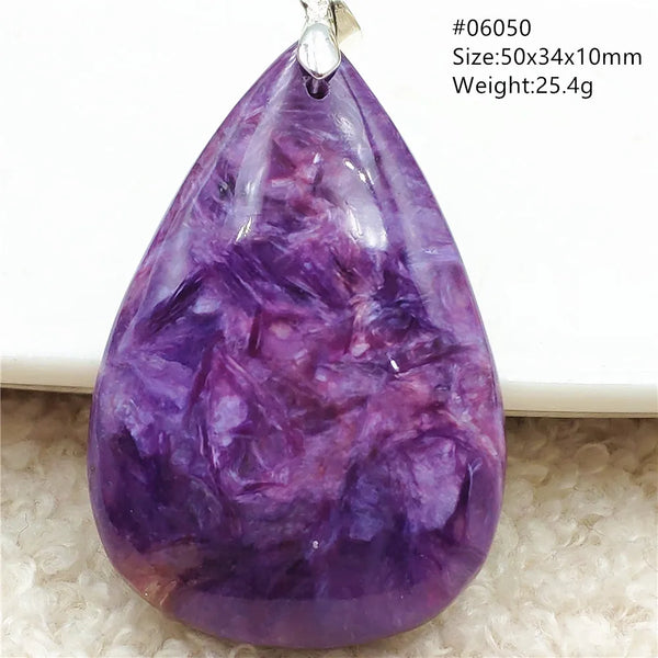 Purple Charoite Pendant-ToShay.org
