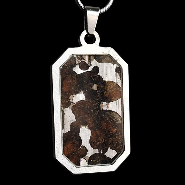 Olive Meteorite Pendant-ToShay.org