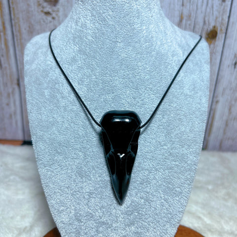 Black Obsidian Raven Skulls-ToShay.org