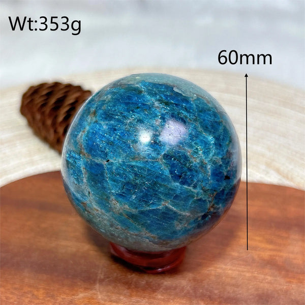 Blue Apatite Ball-ToShay.org