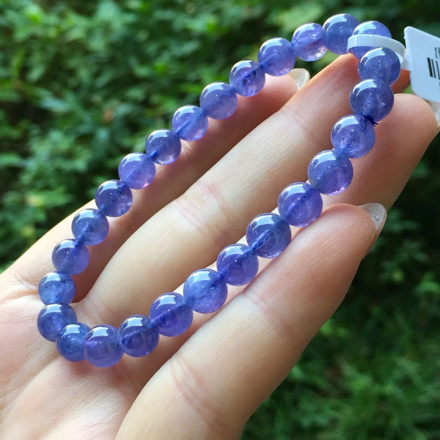 Blue Tanzanite Bead Bracelet-ToShay.org