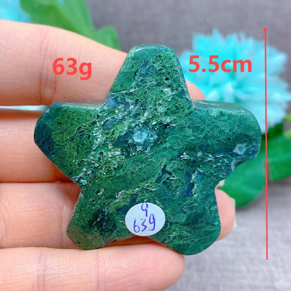 Green Moss Agate Star-ToShay.org