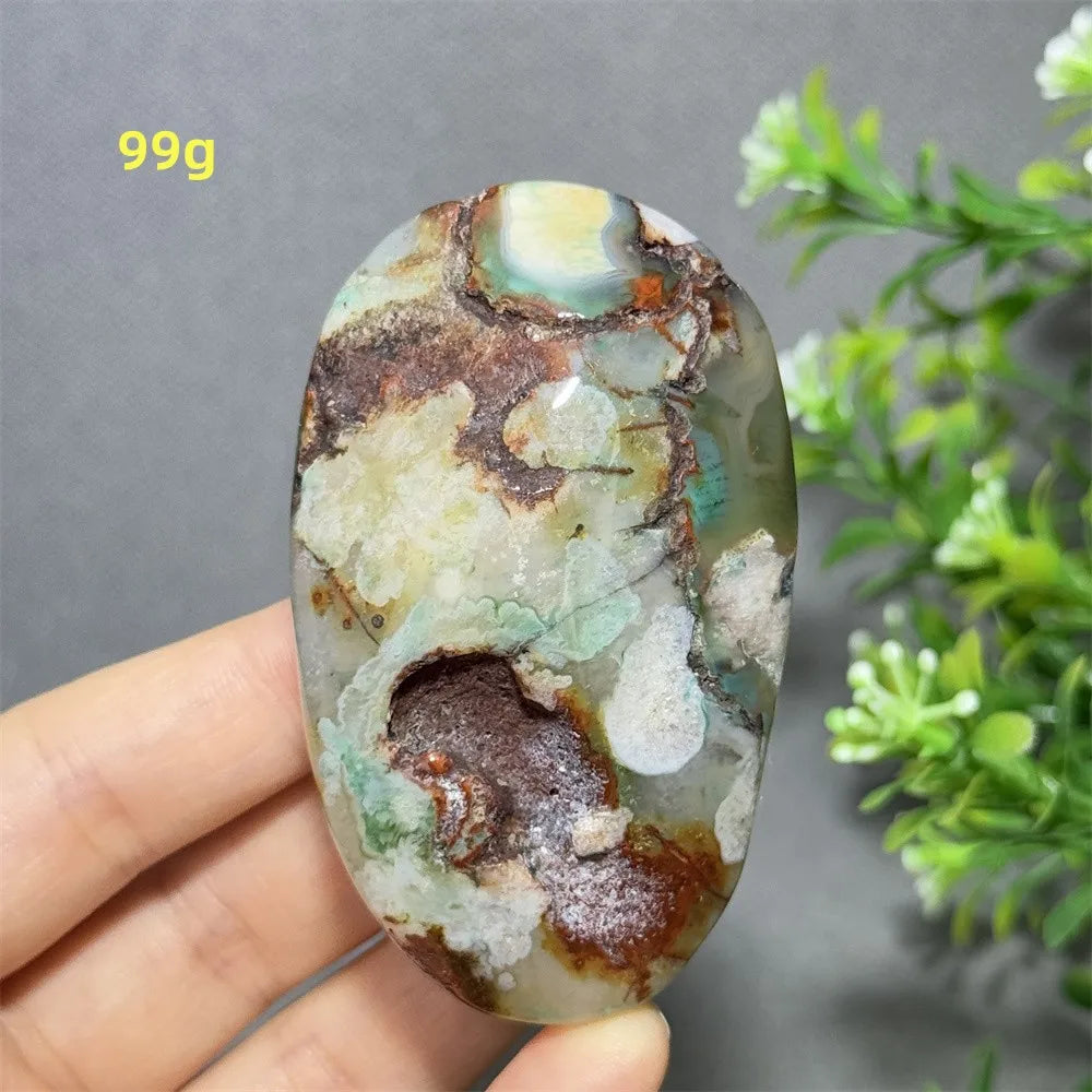 Green Cherry Blossom Agate-ToShay.org