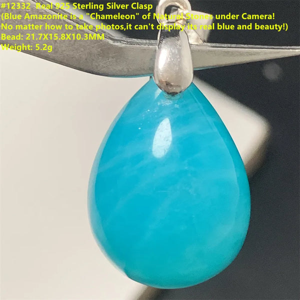 Blue Amazonite Pendants-ToShay.org