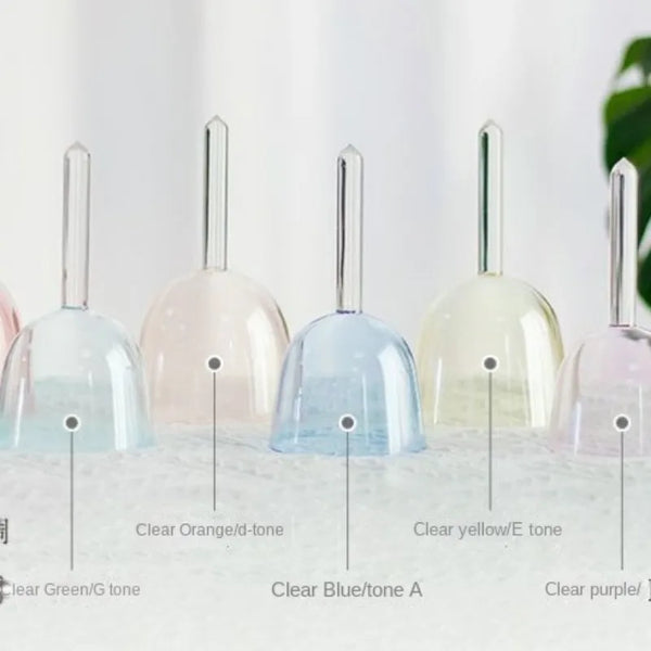 Chakra Clear Crystal Handle Bowl-ToShay.org