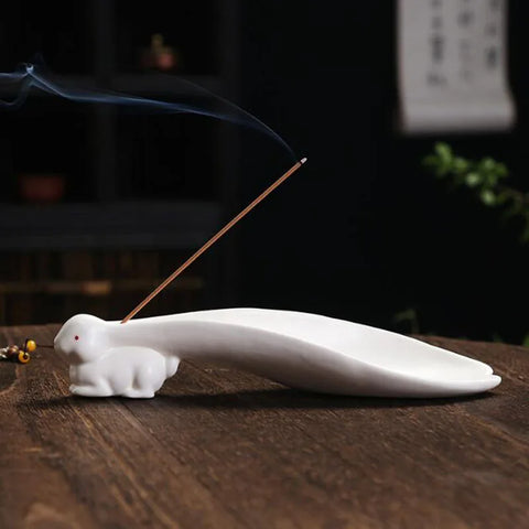 White Rabbit Incense Holder-ToShay.org