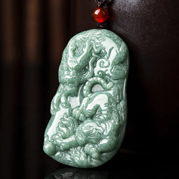Green Jade Dragon Tiger-ToShay.org