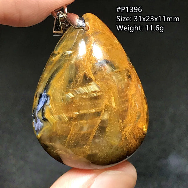 Blue Pietersite Pendant-ToShay.org