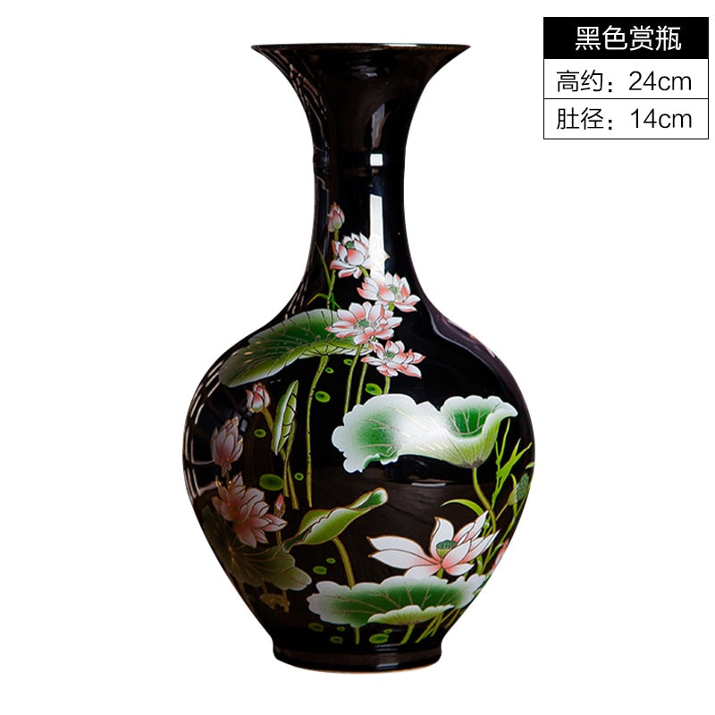 Jingdezhen Lotus Vase-ToShay.org