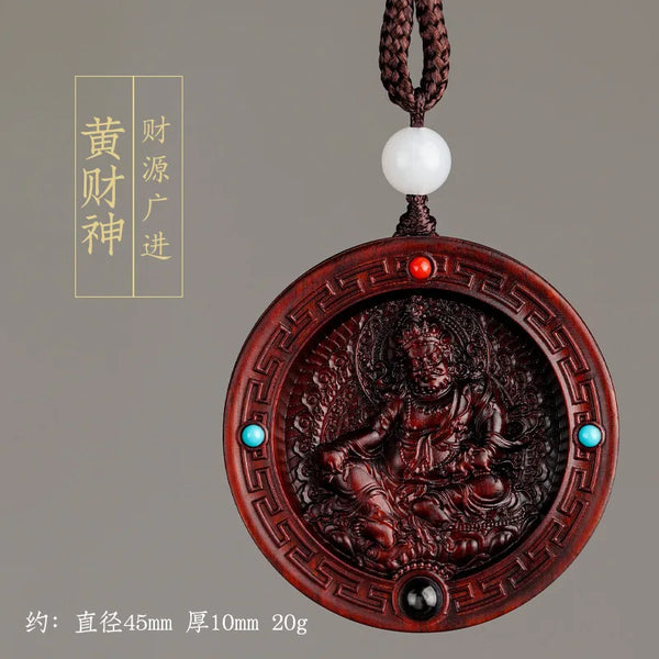 Sandalwood Ksitigarbha Pendant-ToShay.org