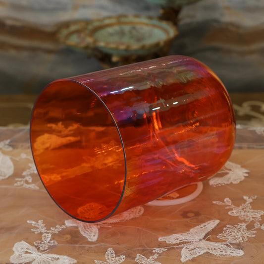 Red Aurora Crystal Singing Bowl-ToShay.org