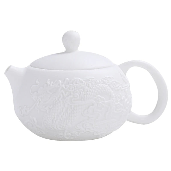 White Dragon Teapot-ToShay.org