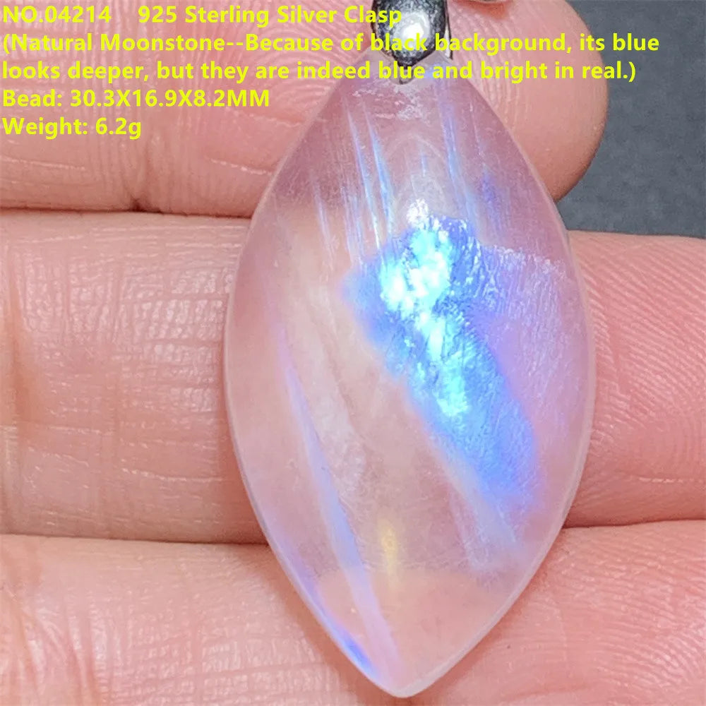 Blue Light Moonstone Pendants-ToShay.org