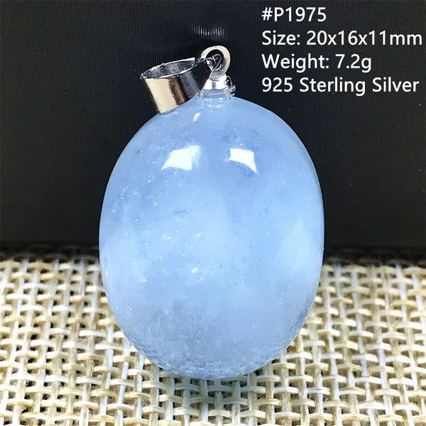 Blue Aquamarine Pendent-ToShay.org