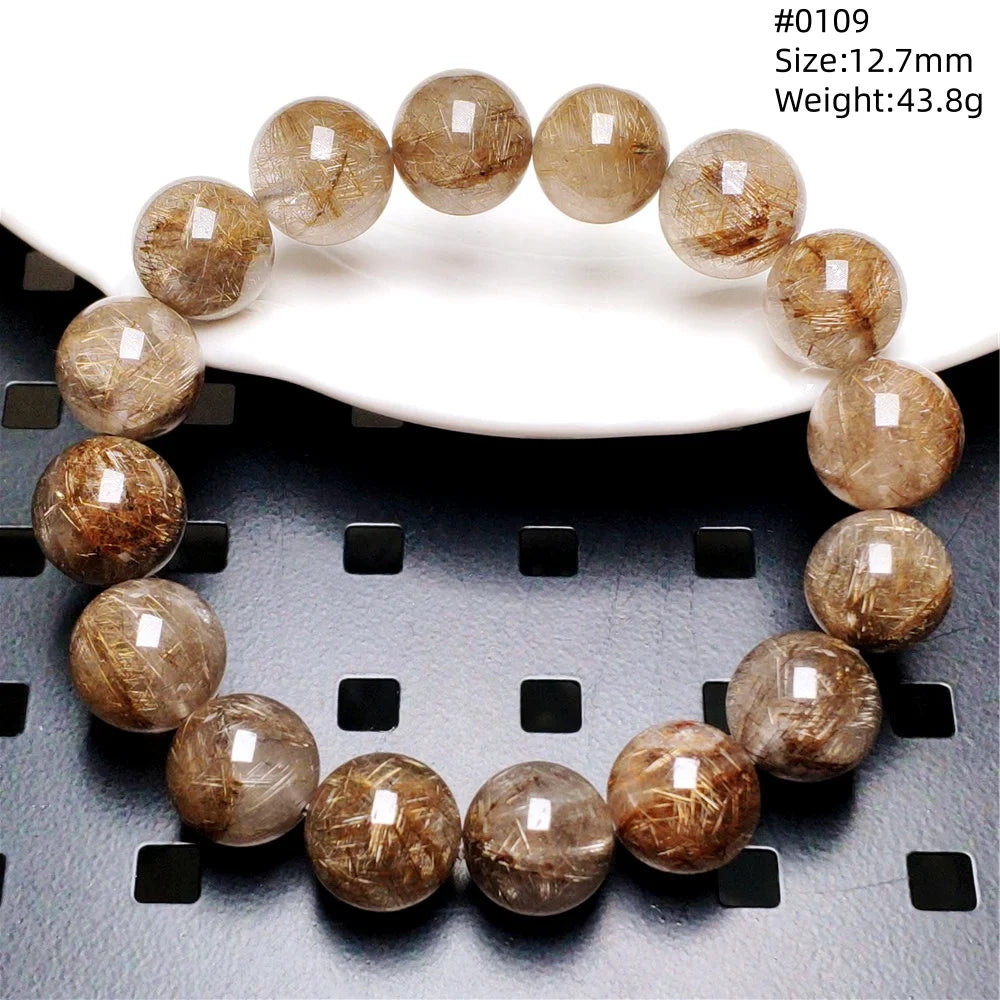 Silver Rutilated Quartz Bracelet-ToShay.org