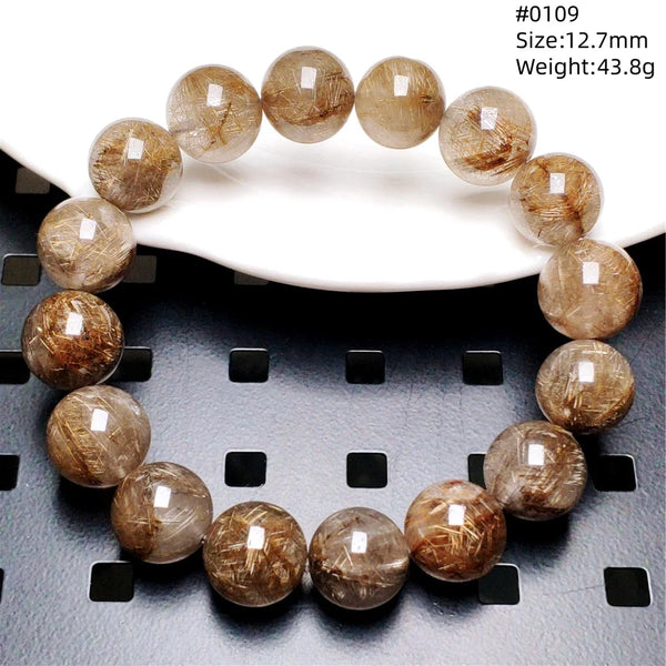 Silver Rutilated Quartz Bracelet-ToShay.org