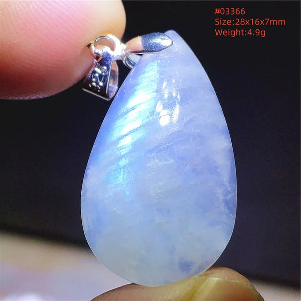 Blue Light Moonstone Pendant-ToShay.org