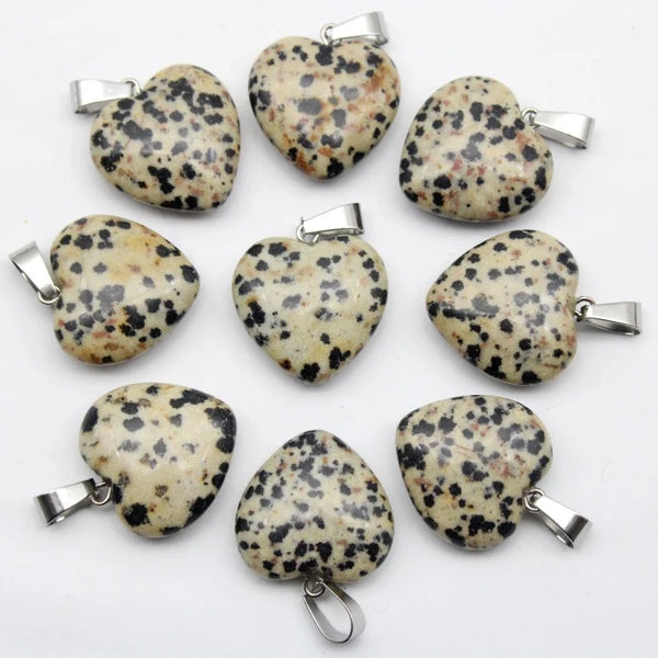 Mixed Crystal Heart Pendants-ToShay.org