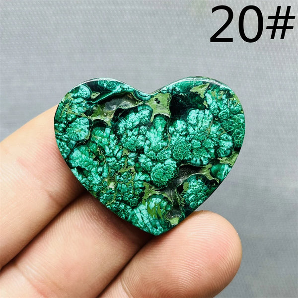 Green Malachite Hearts-ToShay.org