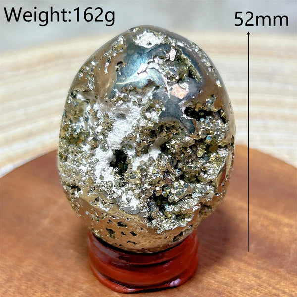 Silver Pyrite Geode Eggs-ToShay.org