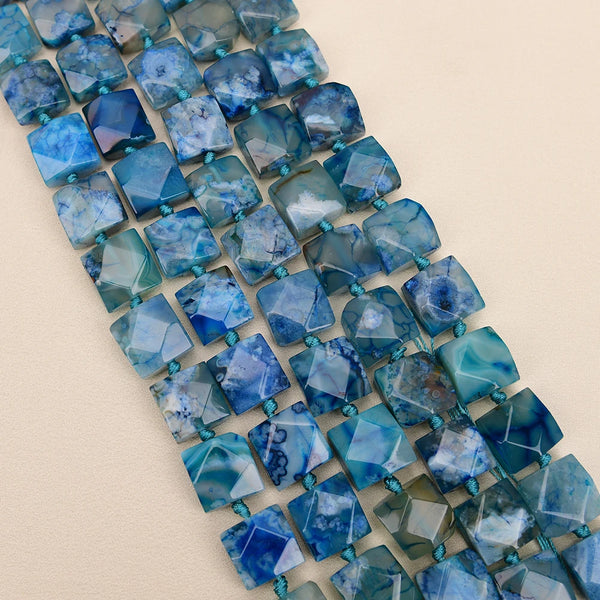 Blue Coral Jade Beads-ToShay.org