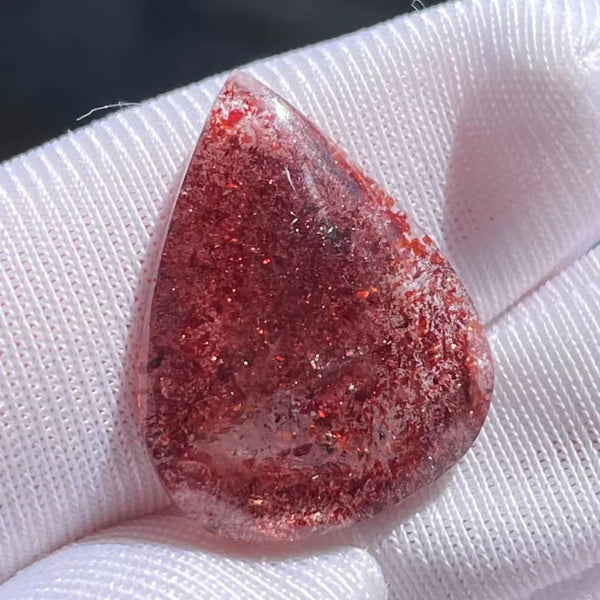 Red Rutilated Quartz Pendant-ToShay.org