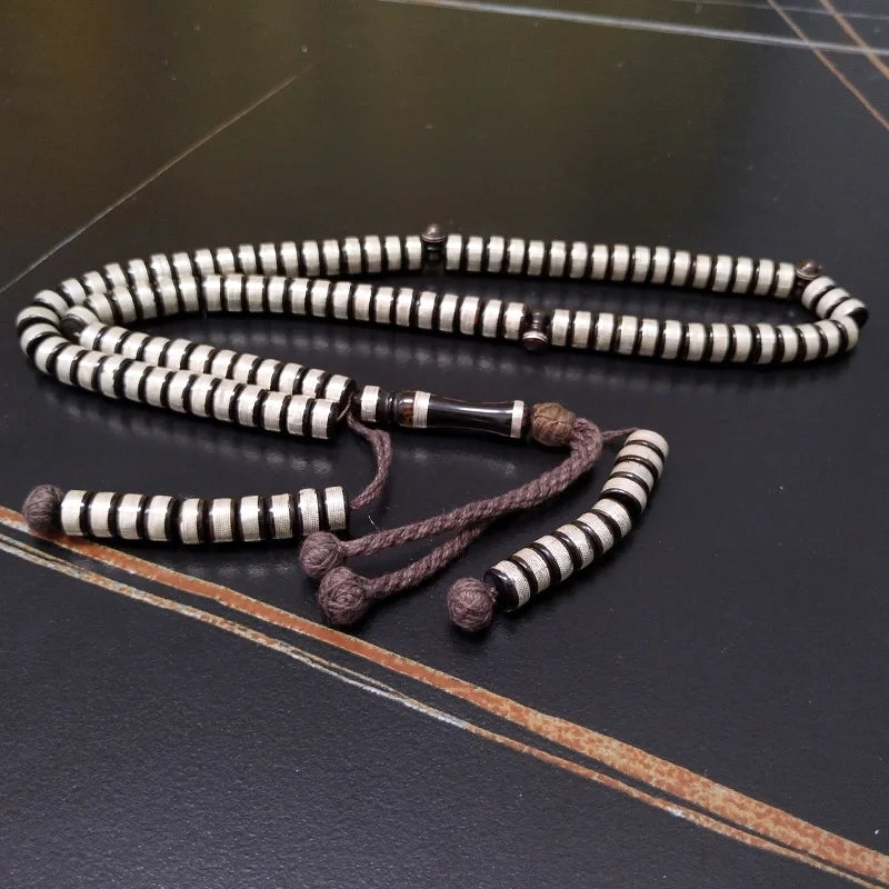 Silver Kuka Inlay Tasbih-ToShay.org