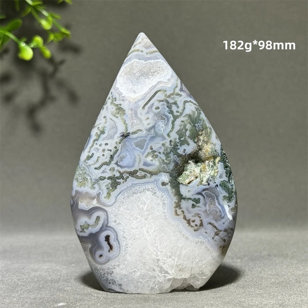 Green Aquatic Agate Torch-ToShay.org