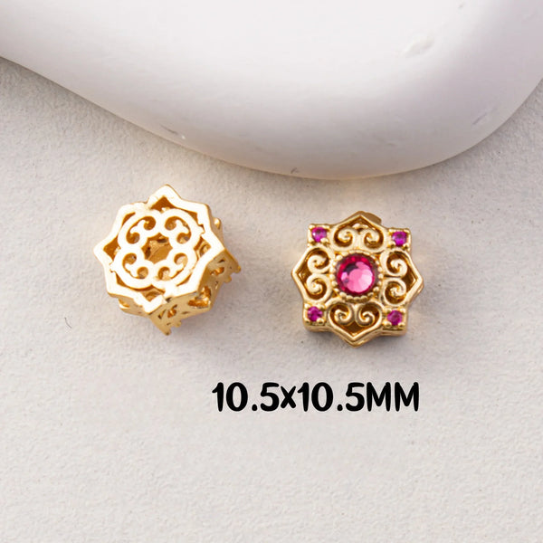 Gold Ruby Beads-ToShay.org