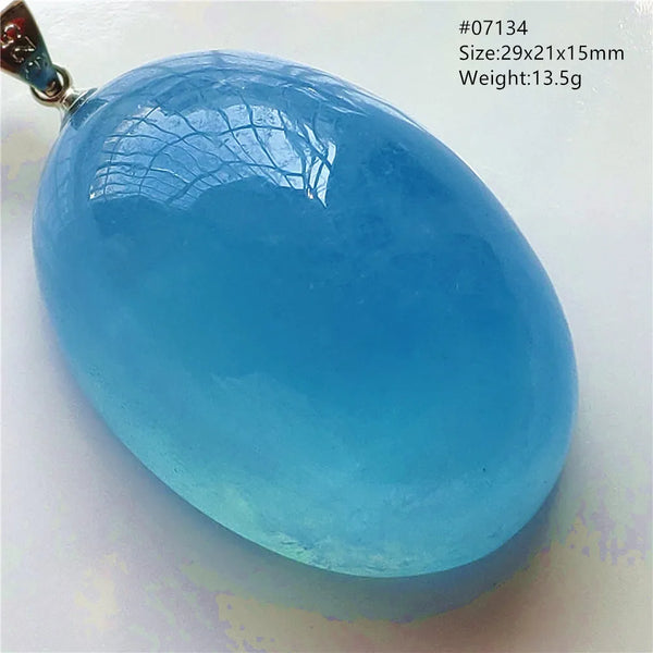Blue Aquamarine Pendant-ToShay.org