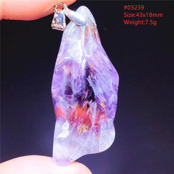 Purple Red Auralite Pendant-ToShay.org