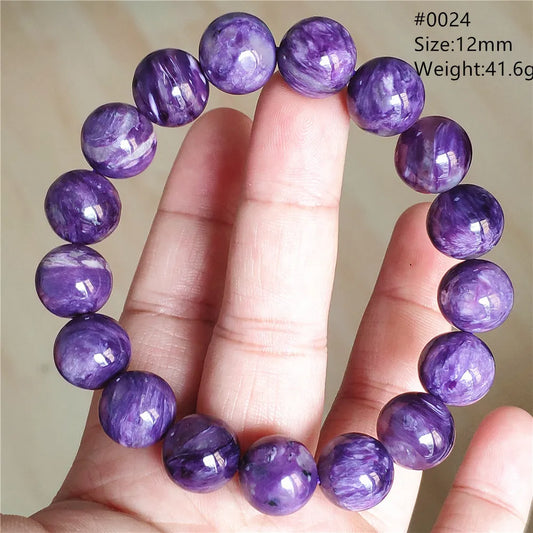 Purple Charoite Bracelet-ToShay.org