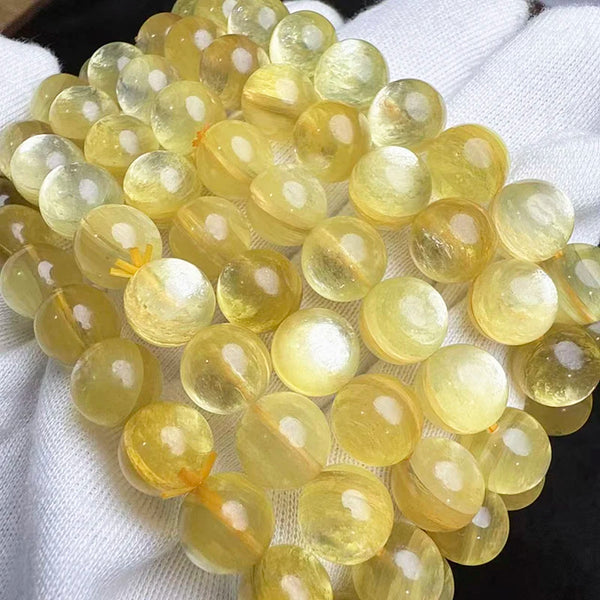 Gold Lepidolite Bracelet-ToShay.org